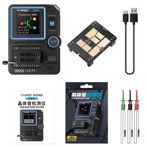 LCR-P1 Transistor Tester Diode Triode Transistor Capacitance Meter Resistance LCR ESR Meter Multifun