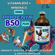Phoenix B50 Plus – Vitamin B50 + Minerals Injectable 100ml/50ml/10ml