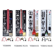 Ver009S Ver009C Plus Ver010 Ver012 Max PCLE Riser For Video Card USB3.0 Cable Adapter 16x