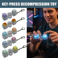 Key Press Mini Keyboard Keychain Toy Decompression Bag Games Keychain Pendant Keyboard Creative G9e8