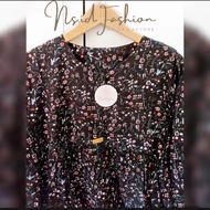 Mini Dress Rayon Motif Terlaris - Gamis Rayon Twill Motif