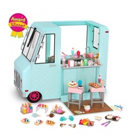 ตุ๊กตาโอจี Our Generation Dolls ( OG Dolls ) - Sweet Stop Ice Cream Truck - Blue รถไอศกรีมสีฟ้าสำหรั