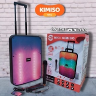 [✅Baru] Speaker Bluetooth 12 Inch Kimiso Qs 1285 + Mic Wireless