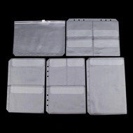 EHTYR Diary Coil Ring Spiral Notebook Binder Filler Sticker Storage Bag A5 A6 Size Ticket Card Organ