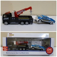 Newest Diecast Police Truck Crane Truck - Miniature Police Car Truck