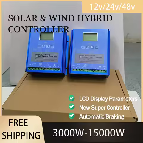 Hybrid Controller 5KW 10KW 15KW 20KW 12V 24V 48V Wind Solar Power MPPT Regulator for Wind Turbine Ge