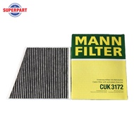 กรองแอร์-BENZ W211-MANN-คาร์บอน- (CUK3172)