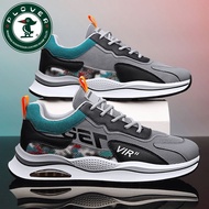 Woodpecker VIR Sports Shoes Men's Breathable Anti-slip Thin Jogging Shoes Spring Autumn Net Shoes Ru