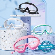 Big Frame Swimming Goggles Professional Hd View Waterproof Swimming Glasses Silicone Eyewear H5o5