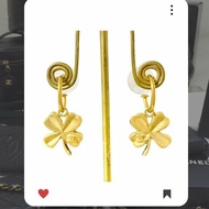 🛍️🎁 26 🔥 3月新品【預訂】 💘 香奈兒 Chanel 金色四葉草金色耳環🔥 香奈兒熱賣款 香奈兒經典款 耳環 CHANEL EARRING