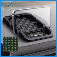 Ciscos For BMW M Car Anti Slip Mat Phone Stand With Parking Number Plate For BMW F10 F30 X1 G20 E90