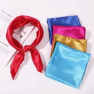 Square silk scarf for women 70 70x70cm turban bandana, beautiful, high-quality head covering to make