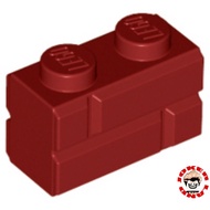 LEGO PART 98283 - BRICK, MODIFIED 1 X 2 w MASONRY PROFILE