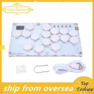 [TopFashion] 16Key Joystick  Keyboard Arcade Stick //Switch/Steam Arcade  Controller Fight Sticks