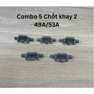 Combo of 5 tray latches 2 49A/53A, Canon 3300/ HP 2014/2015...- 100% NEW