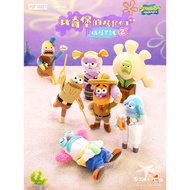 POPMART Bikini Bottom Buddies - Whimsical Plush Vol.2  Bikini Bottom Buddies 2  Blind box, hanging p