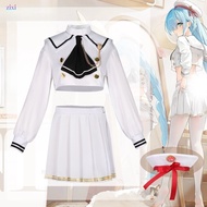 Yanuse Azur Lane Cosplay Costume - White Anime JK Uniform