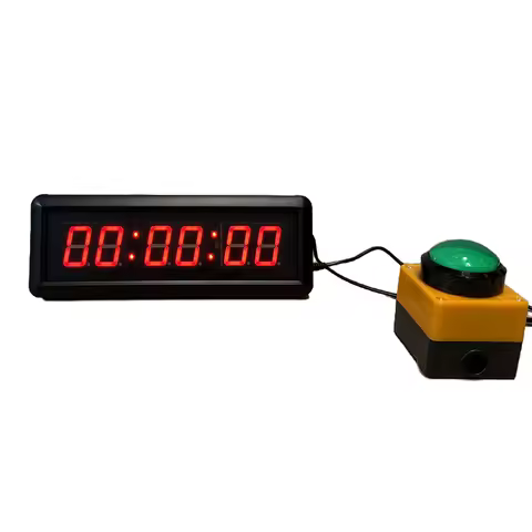 LED Countdown Digital Wall Clock with Button, Remote Control, Line Button, Reset to School Ninja Uni