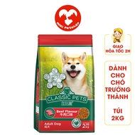 Thức Ăn Cho Chó Hạt Classic Pets 2Kg Vị Bò Dành Cho Chó Lớn Trên 12 Tháng Tuổi - Miki Petshop