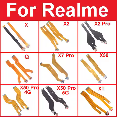 USB Charging Charger Dock Connector Flex Cable For Realme 1 5 X50 X2 X7 Pro 5G X XT 730G Q X3 Super 