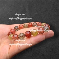 Vip three-talent hair bracelet with clear hair, super beautiful 9mm