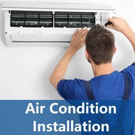 Haier Professional Installation Service for Air Conditioner 1.0hp/1.5hp/2.0hp/2.5hp Inverter/Non-Inverter Aircond (West Malaysia)