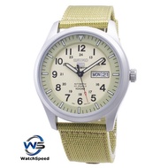 Seiko 5 SNZG07K1 SNZG07K SNZG07 Sports Automatic Military Nylon 100M Men's watch