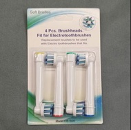 Oral B Crossaction多動向清潔電動牙刷頭 4支裝 eb50 多角度交叉刷毛 oral-b Toothbrush replacement compatible heads Braun pack of 4 代用刷頭