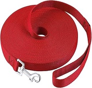 LATRAT Dog Leash 1.2~30m, Training Leash for Dogs, Long Lead for Small to Large Dogs (Red, 20m x 1.5