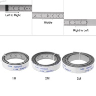 GB 1M-3M Stainless Steel Miter Track Tape Measure Self Adhesive Metric Scale Ruler For T-track Router Table Saw Woodwork