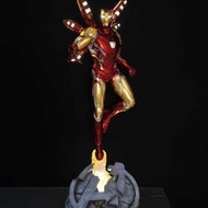 Full Iron Man K85 Figure Battle Damaged Version Avengers 4 Marvel Resin Statue Ornament Gift