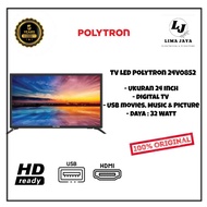 POLYTRON LED TV 24V0852 DIGITAL TV LED 24 Inch