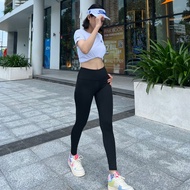 GYM YOGA pants for women from 38-90kg, Soft and Smooth 4-Way Stretch Fabric H00065