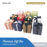 Soft Box Vintage Doff Souvenir Box 7 x 7 x 7.5 cm