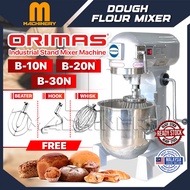 [ORIMAS] Food Dough Flour Cake Commercial  B-10N/B-20N/B-30N Industrial Stand Mixer 10/20/30L 2~7KG