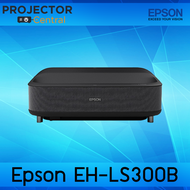 Epson EpiqVision Ultra EH-LS300B Laser Projection TV (Full HD) Stunning Picture Quality up to 120" , Audiophile 2.1 Speaker System by Yamaha , built-in Android TV1 with wireless connectivity , Elegant Compact Design