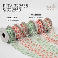 RIBBON RIBBON 322538 RIBBON RIBBON 322550 - Patterned Ribbon - Organza Ribbon - Gift Ribbon