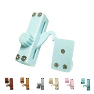 PVC FOLDING DOOR LOCK / PVC DOOR LOCK HANDLE PVC Hook Lock for PVC Sliding Slide Washroom Toilet Bathroom Door Lock