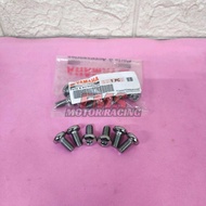 (1 PCS) SILVER DISC PLATE SCREW (Front ) LC135 / Y125z / Y110 / SRL115/KRISSII CT110 WAVE110 FRONT