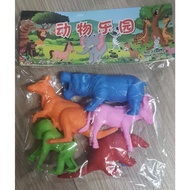 -SET MAINAN HAIWAN / ANIMAL WORLD TOY SET PRETEND PLAY / PLASTIC ANIMAL TOY SET