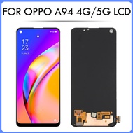 XD 6.43 "จอแสดงผล TFT สำหรับ Oppo A94 CPH2203ชิ้นส่วนจอสัมผัสแอลซีดีของเครื่องแปลงดิจิทัลสำหรับ Oppo
