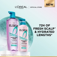 L’Oréal Paris Elseve Hyaluron Pure 72H Purifying Shampoo 620ml + Rehydrating Conditioner 375ml Bundl