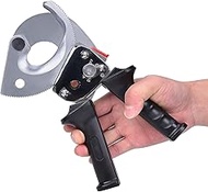 SANIK Ratchet Cable Wire Cutter, Round Section, Steel Blades Cut Up To 300mm2 Cu-Al Wires And Cables