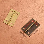 Antique Gift Box Small Wooden Box Hinged Brocade Box 5cm Hinge 34 * 22mm