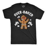 Ens Funny T Hirt Skin-Friendly Milk Silk Overbaked Christmas Graphic Newity 420 Tee For Ens Funny Fa