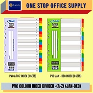 PVC INDEX DIVIDER-(a to Z) (JAN - DEC) INDEX DIVIDER/ INDEX DIVIDER/