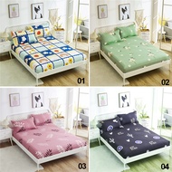 Queen Size /King Size /Single Size Fitted Bedsheet / Cadar TILAM with Mattress Cover Cadar Tilam Single