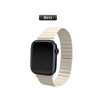 VOKAMO | สายนาฬิกาซิลิโคนที่ระบายอากาศได้สำหรับ AppleWatch ultra2/1 Apple s11 iWatch10 S9