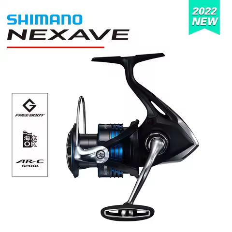 SHIMANO NEXAVE Spinning Fishing Reels 1000-5000 3+1BB Max Drag11kg AR-C Spool FREE BODY Freshwater S