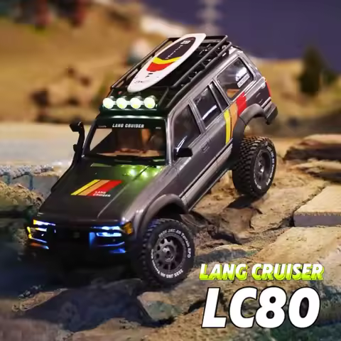 Hot Selling New Product Jxc 1:12 Land Cruiser Lc80 Four-Wheel Drive Climbing Rc Remote Control Model